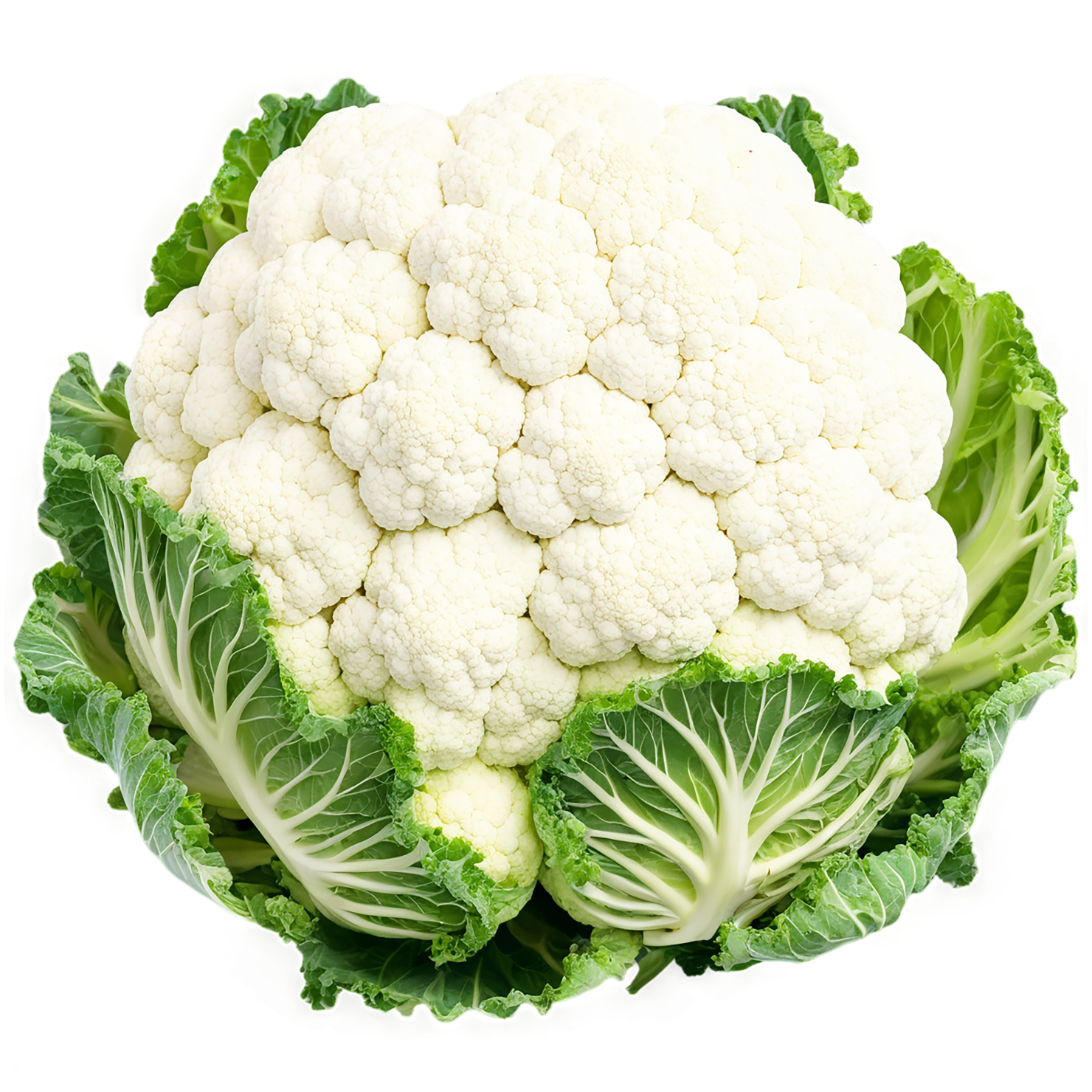 Cauliflower vegetables isolated on transparent background #10975