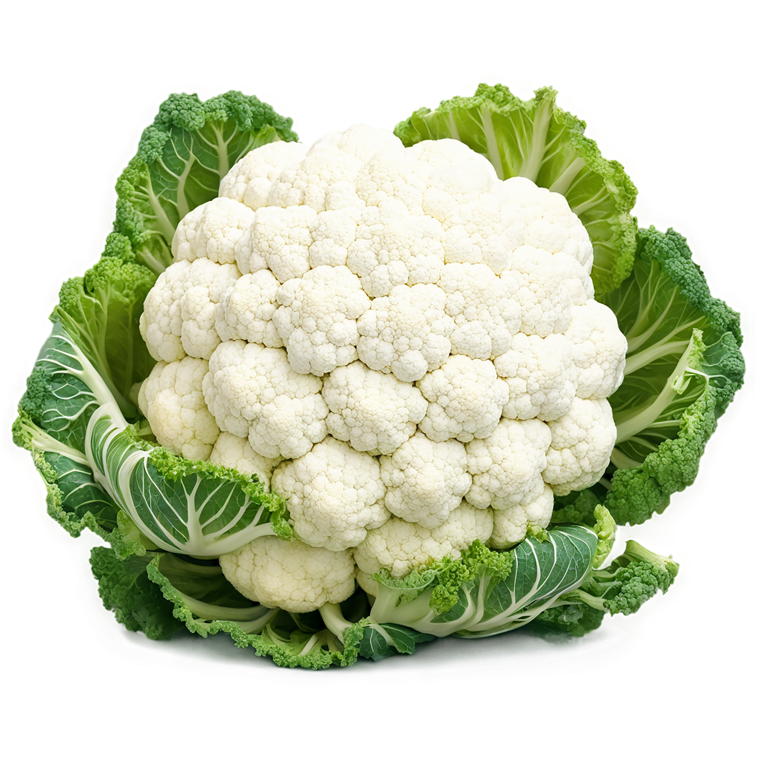 Cauliflower vegetables isolated on transparent background #10977