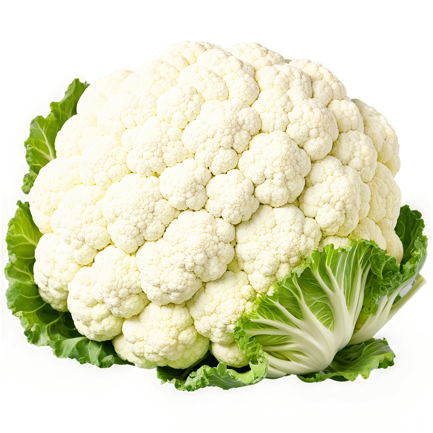 Cauliflower vegetables isolated on transparent background #10981