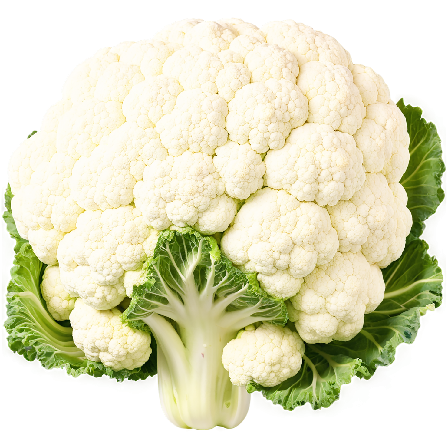 Cauliflower vegetables isolated on transparent background #10985