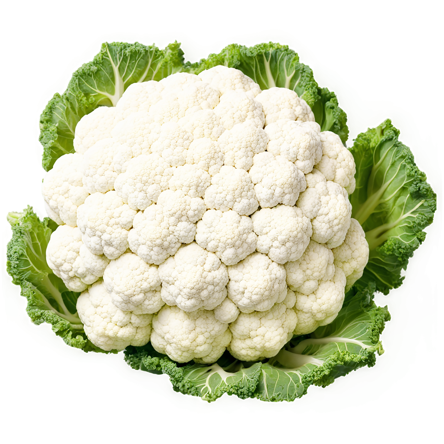 Cauliflower vegetables isolated on transparent background #10989
