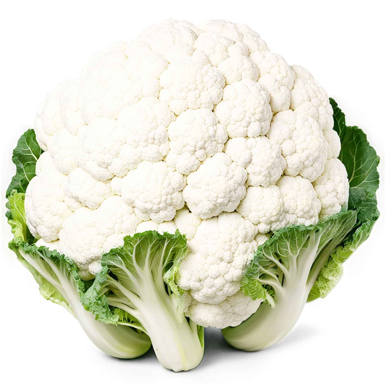 Cauliflower vegetables isolated on transparent background #10993