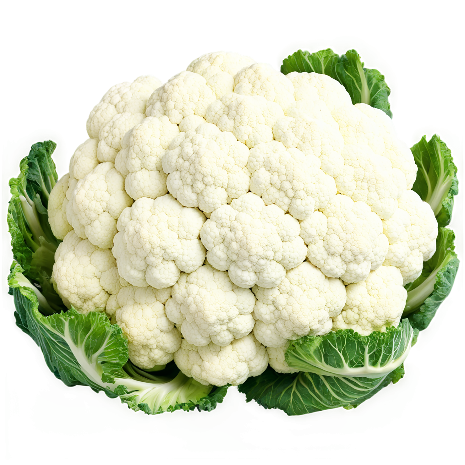 Cauliflower vegetables isolated on transparent background #10997