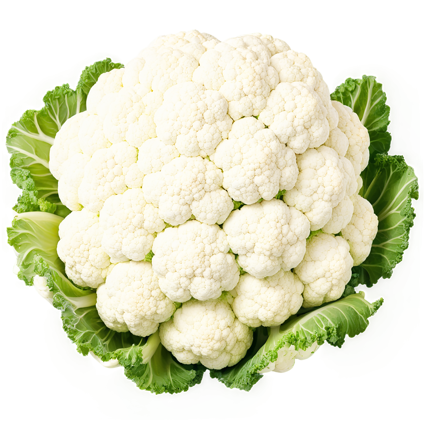 Cauliflower vegetables isolated on transparent background #10998