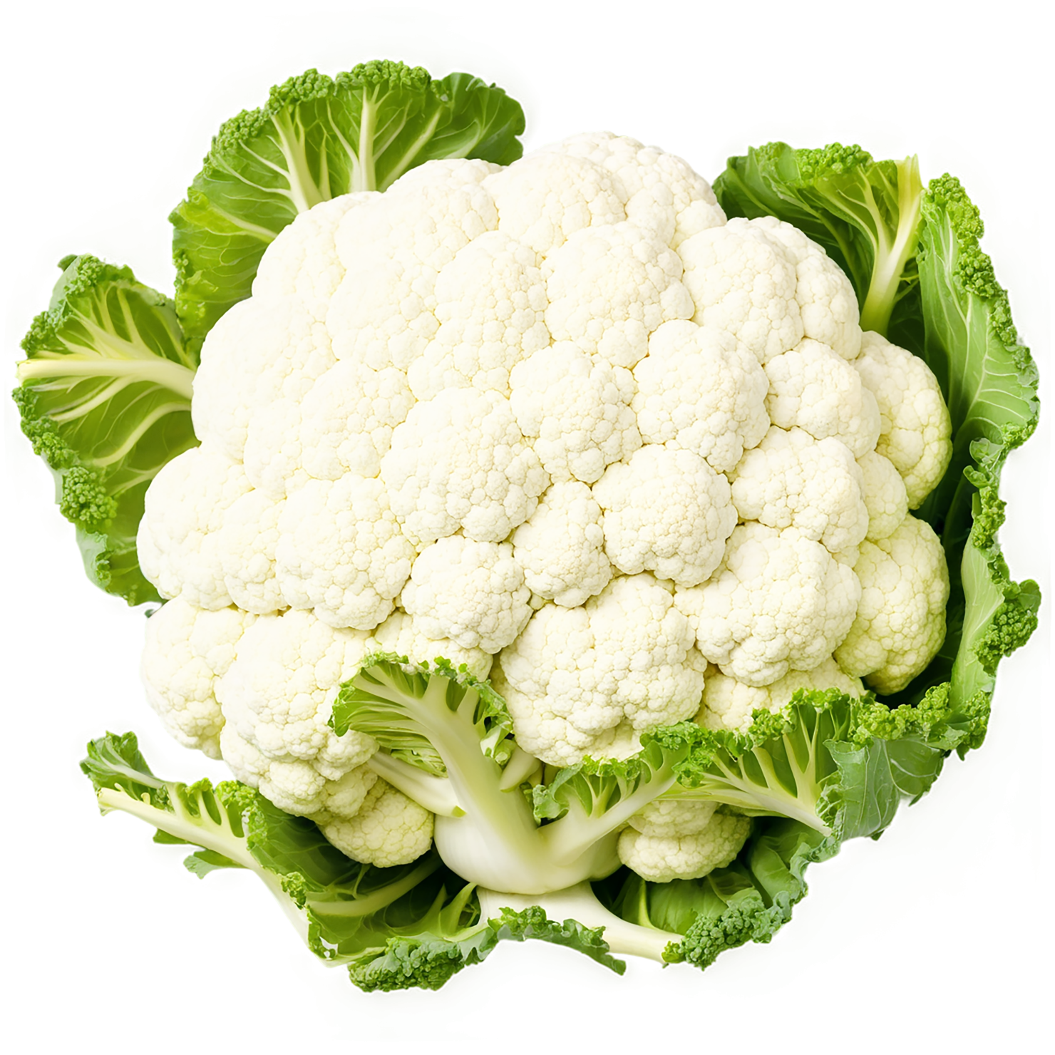 Cauliflower vegetables isolated on transparent background #10999