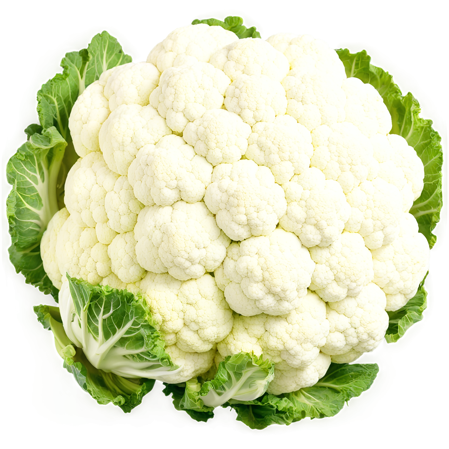 Cauliflower vegetables isolated on transparent background #11011