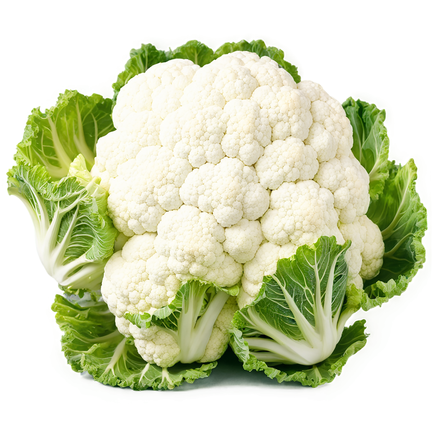 Cauliflower vegetables isolated on transparent background #11018