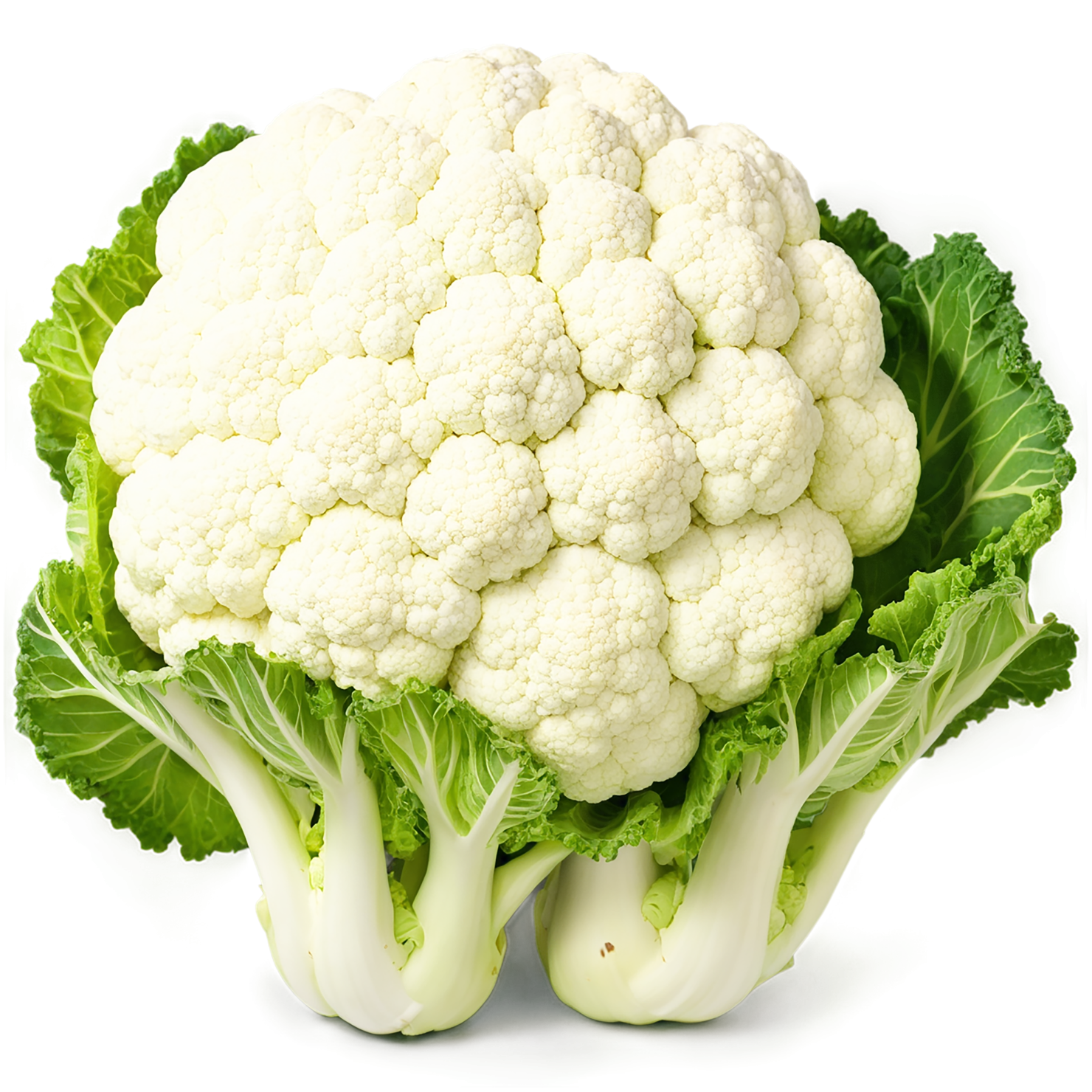 Cauliflower vegetables isolated on transparent background #11019