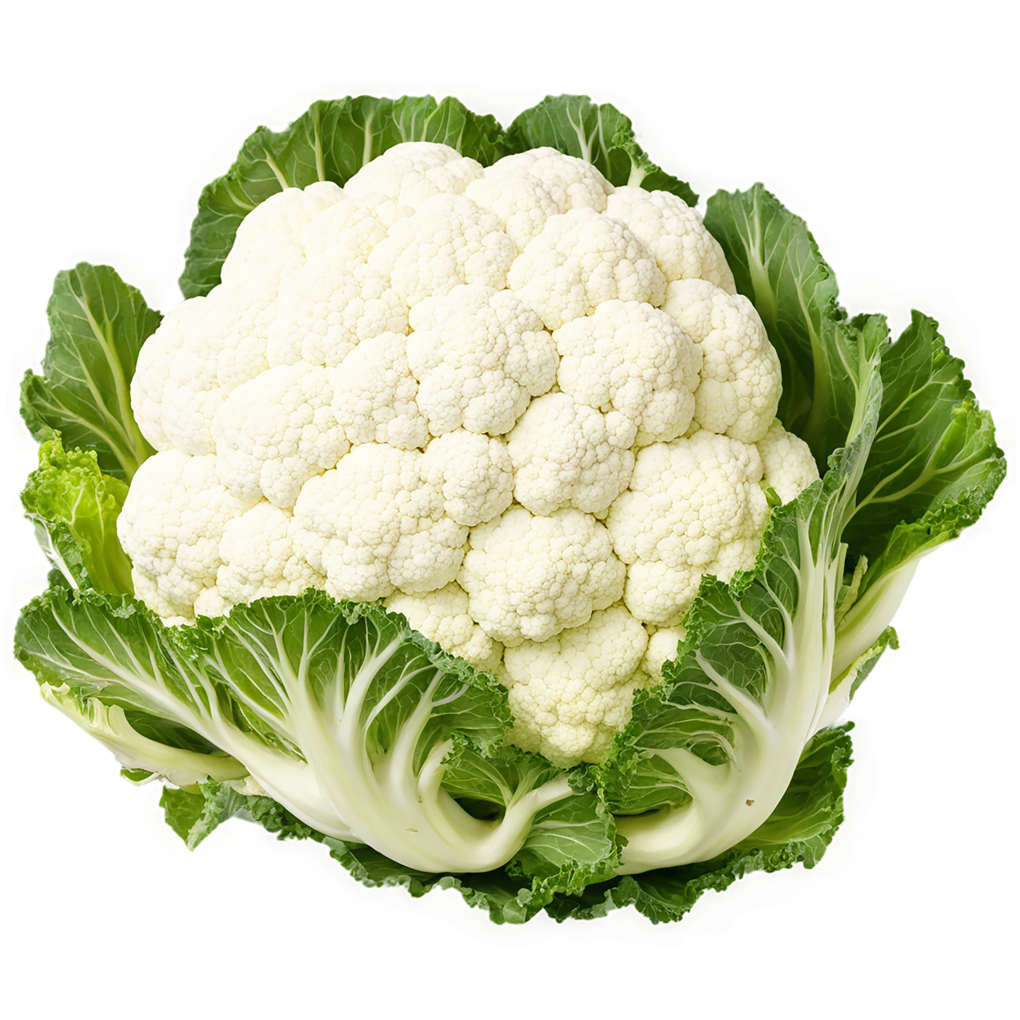 Cauliflower vegetables isolated on transparent background #11026