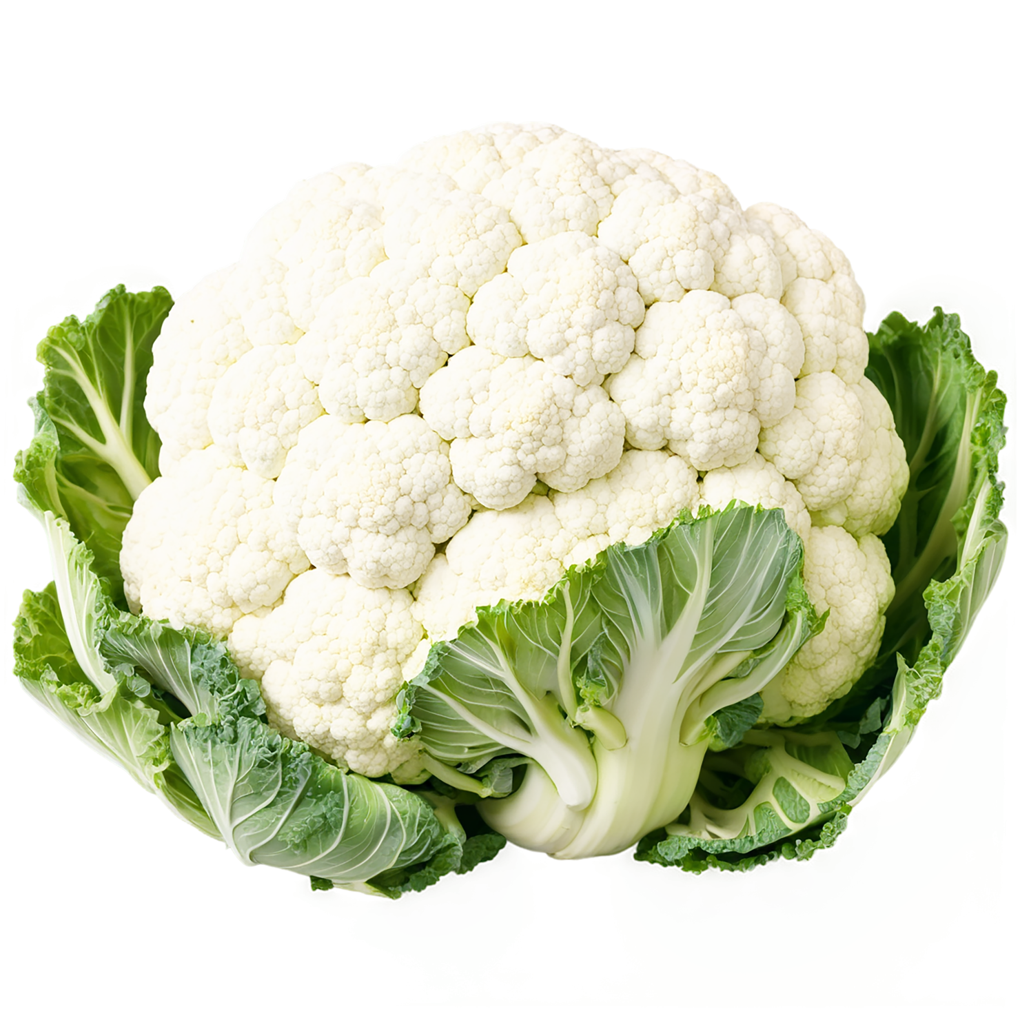 Cauliflower vegetables isolated on transparent background #11027