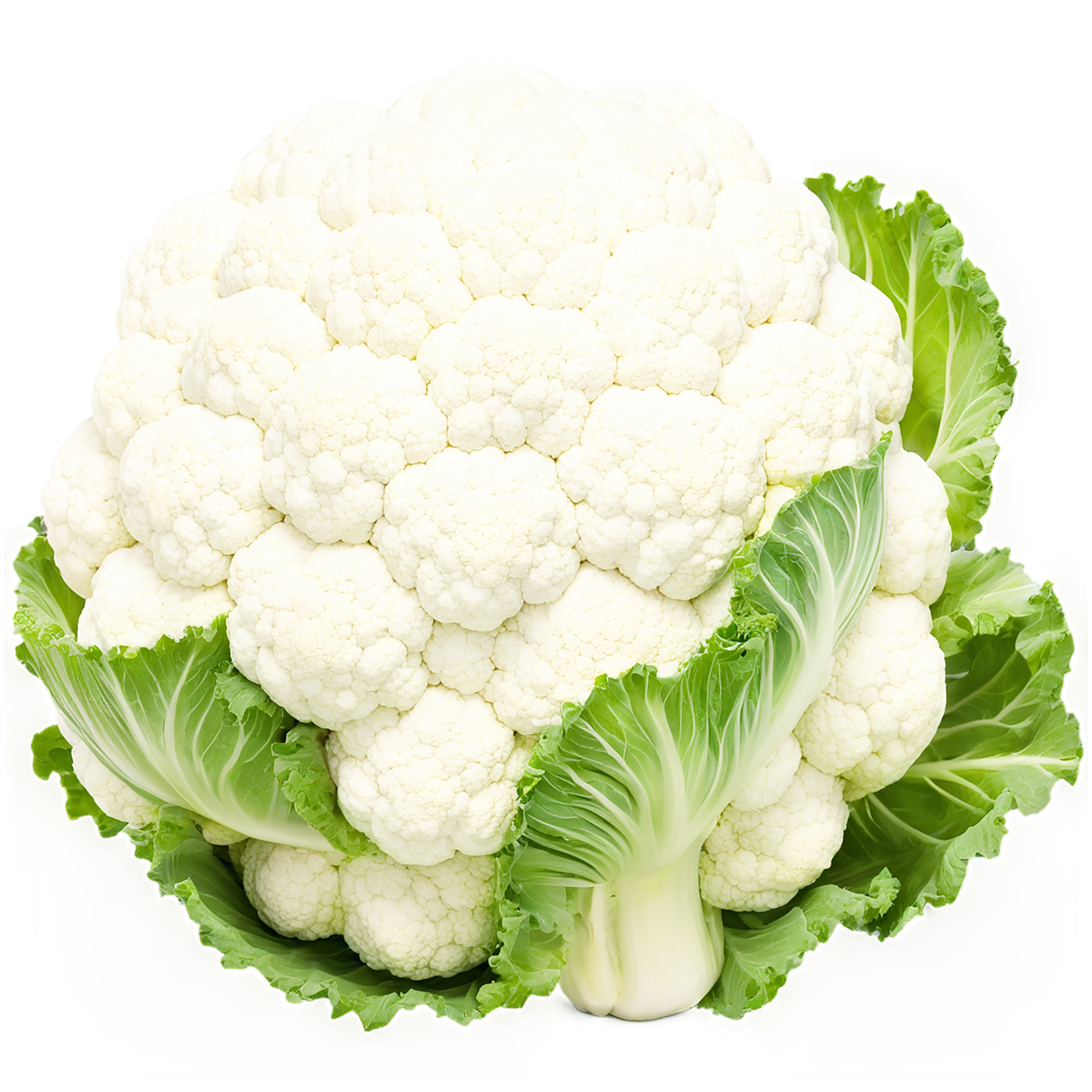 Cauliflower vegetables isolated on transparent background #11028