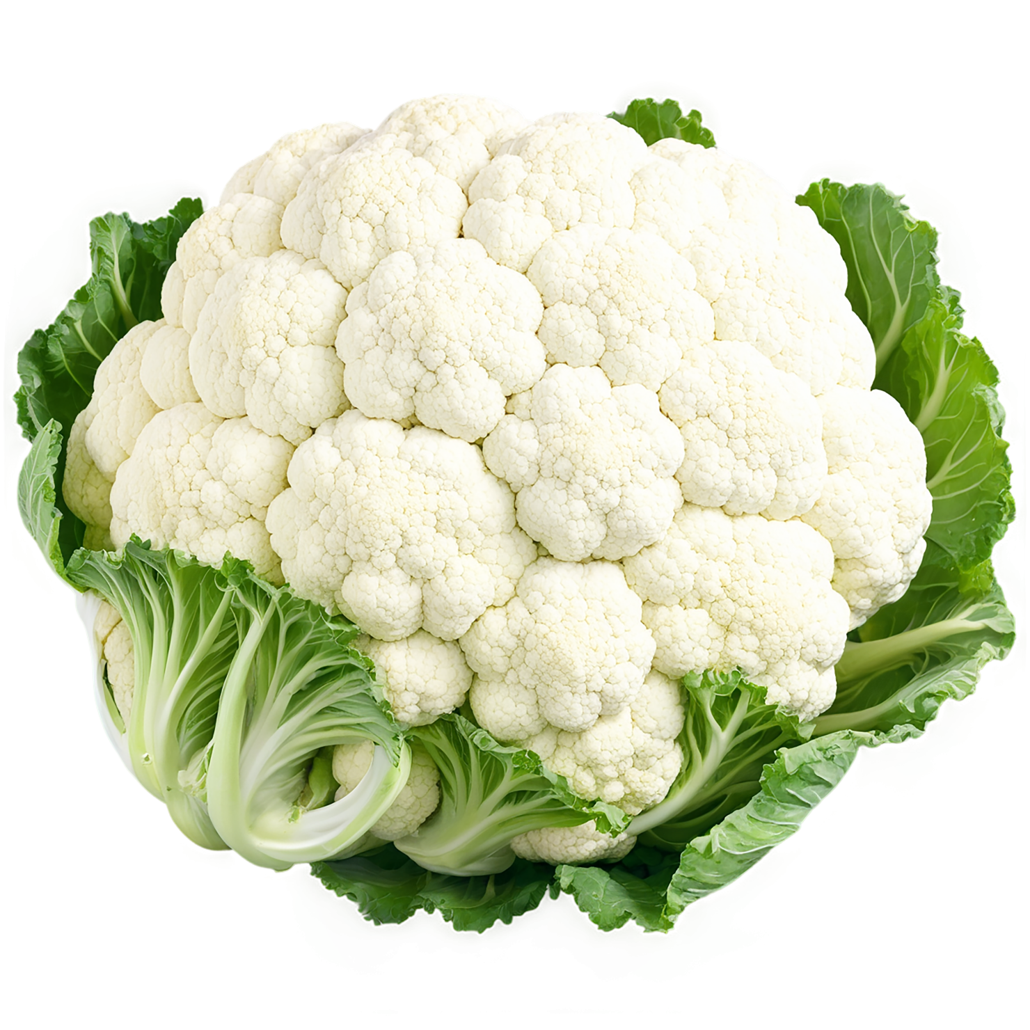 Cauliflower vegetables isolated on transparent background #11029