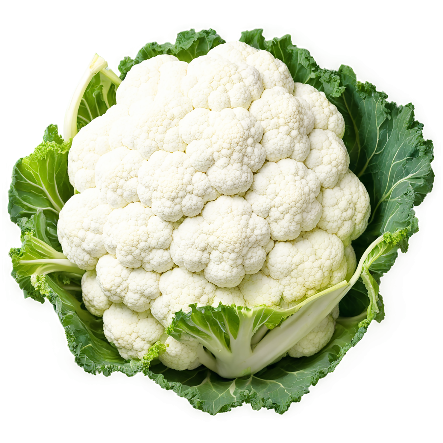 Cauliflower vegetables isolated on transparent background #11031