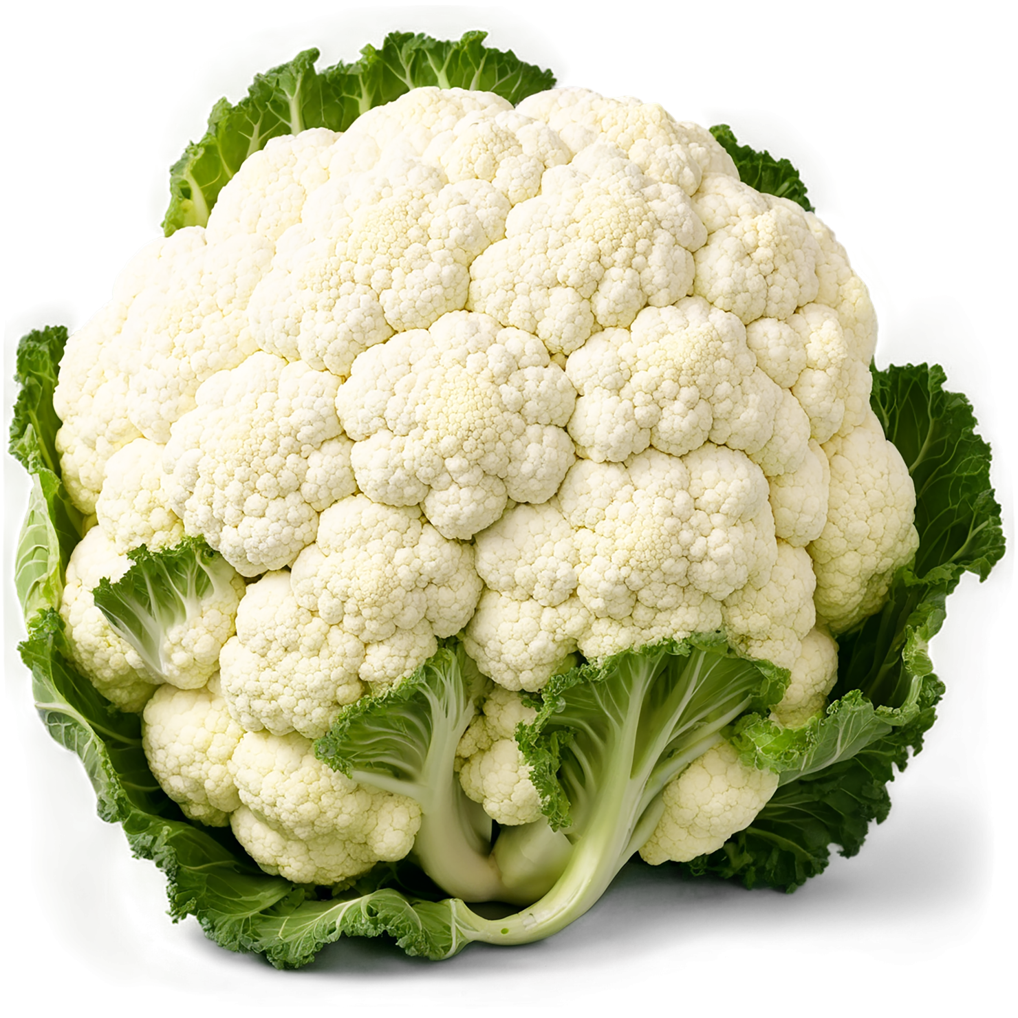 Cauliflower vegetables isolated on transparent background #11032