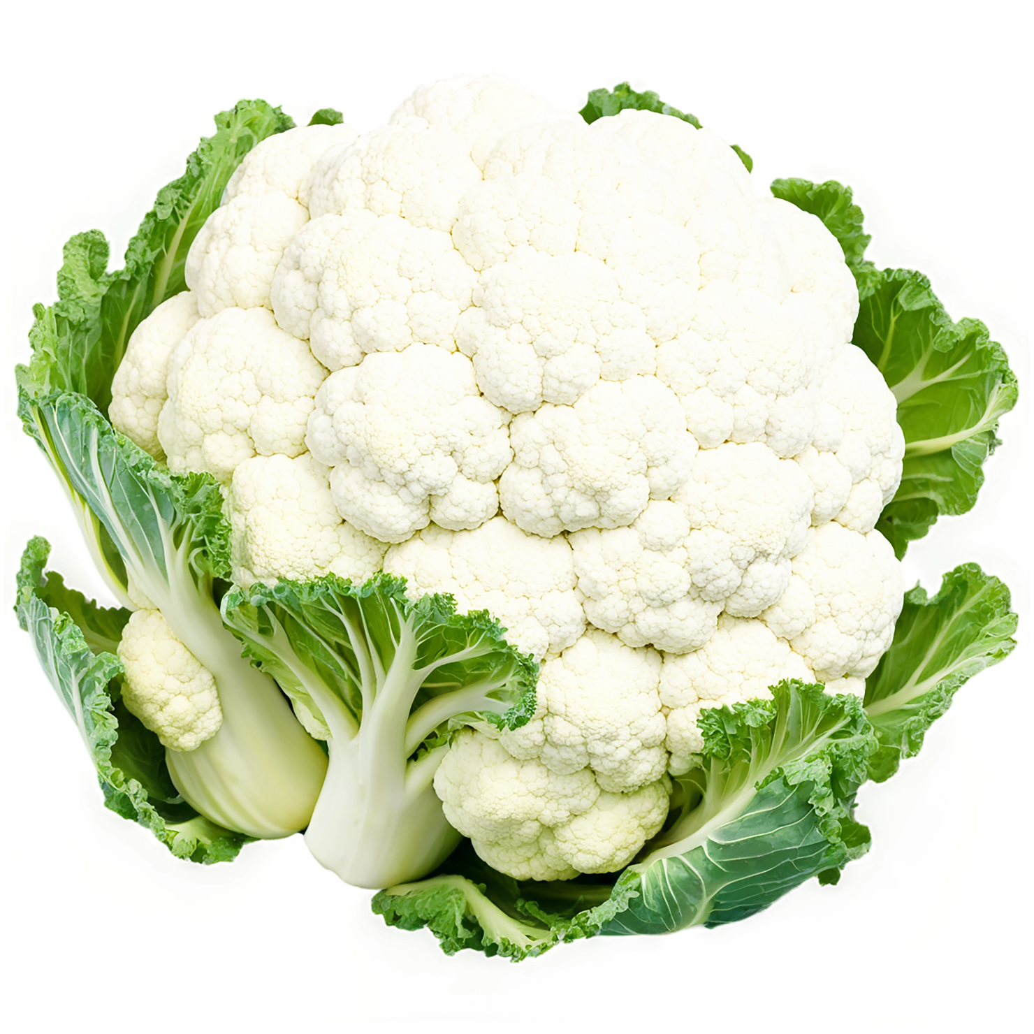 Cauliflower vegetables isolated on transparent background #11042