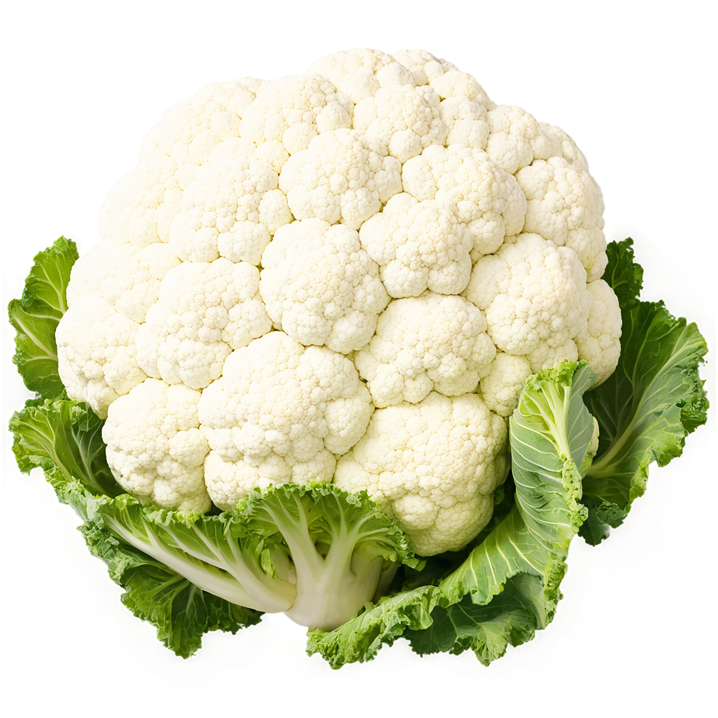 Cauliflower vegetables isolated on transparent background #11043