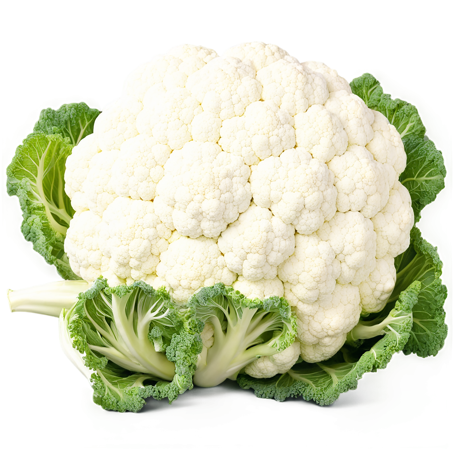 Cauliflower vegetables isolated on transparent background #11045