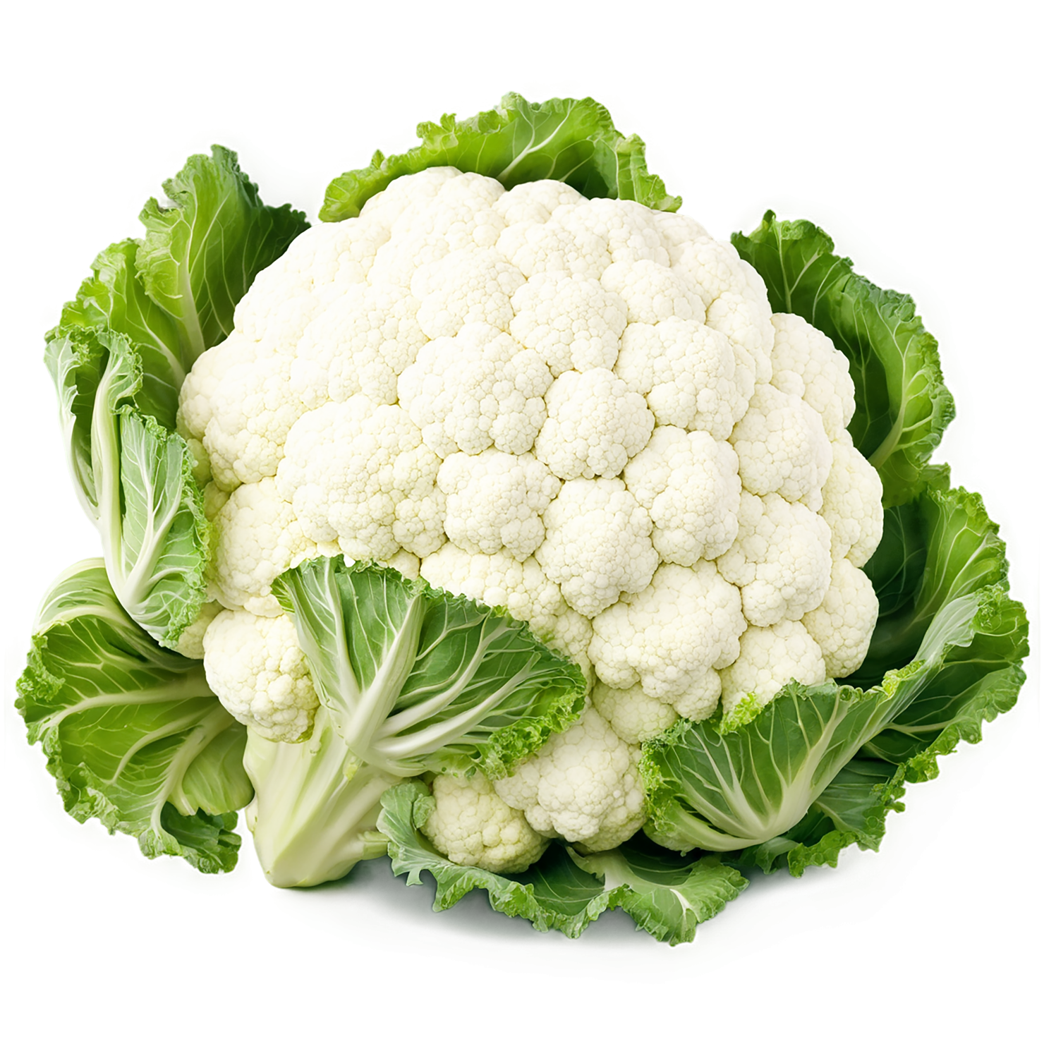 Cauliflower vegetables isolated on transparent background #11047