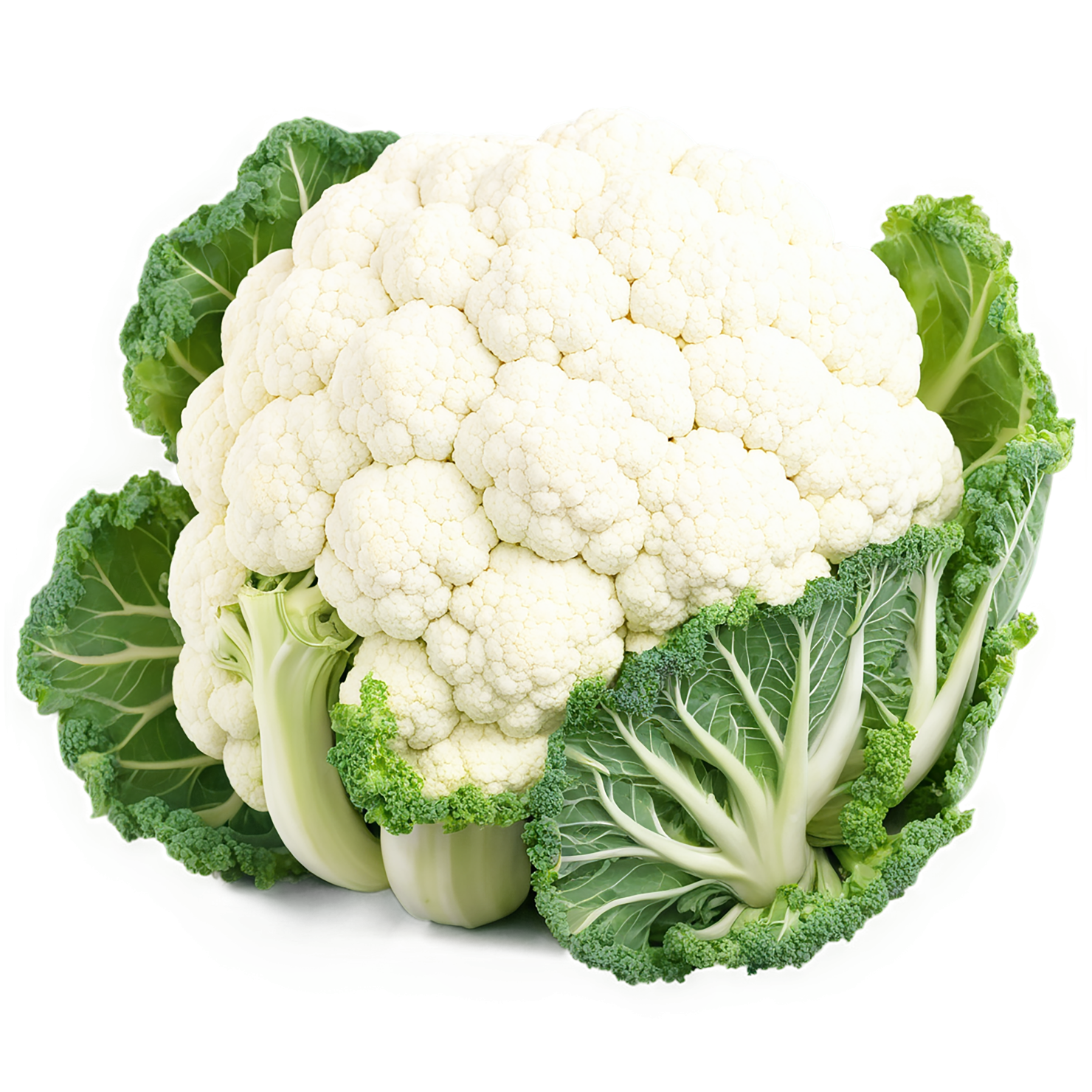Cauliflower vegetables isolated on transparent background #11048
