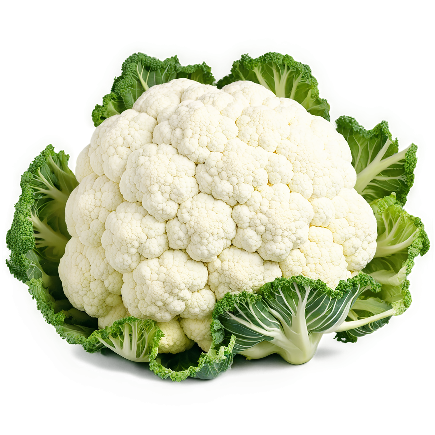 Cauliflower vegetables isolated on transparent background #11049