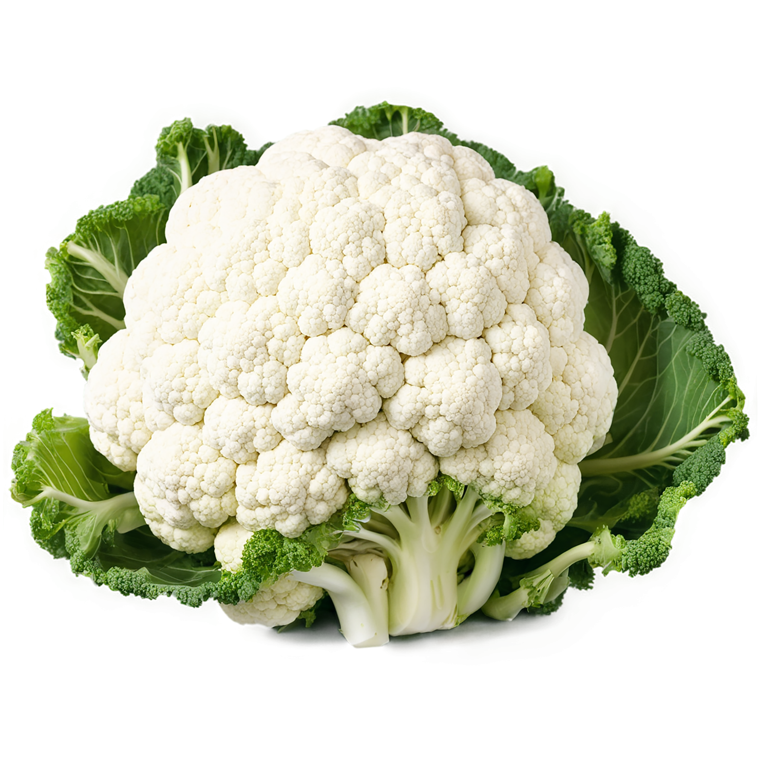 Cauliflower vegetables isolated on transparent background #11051