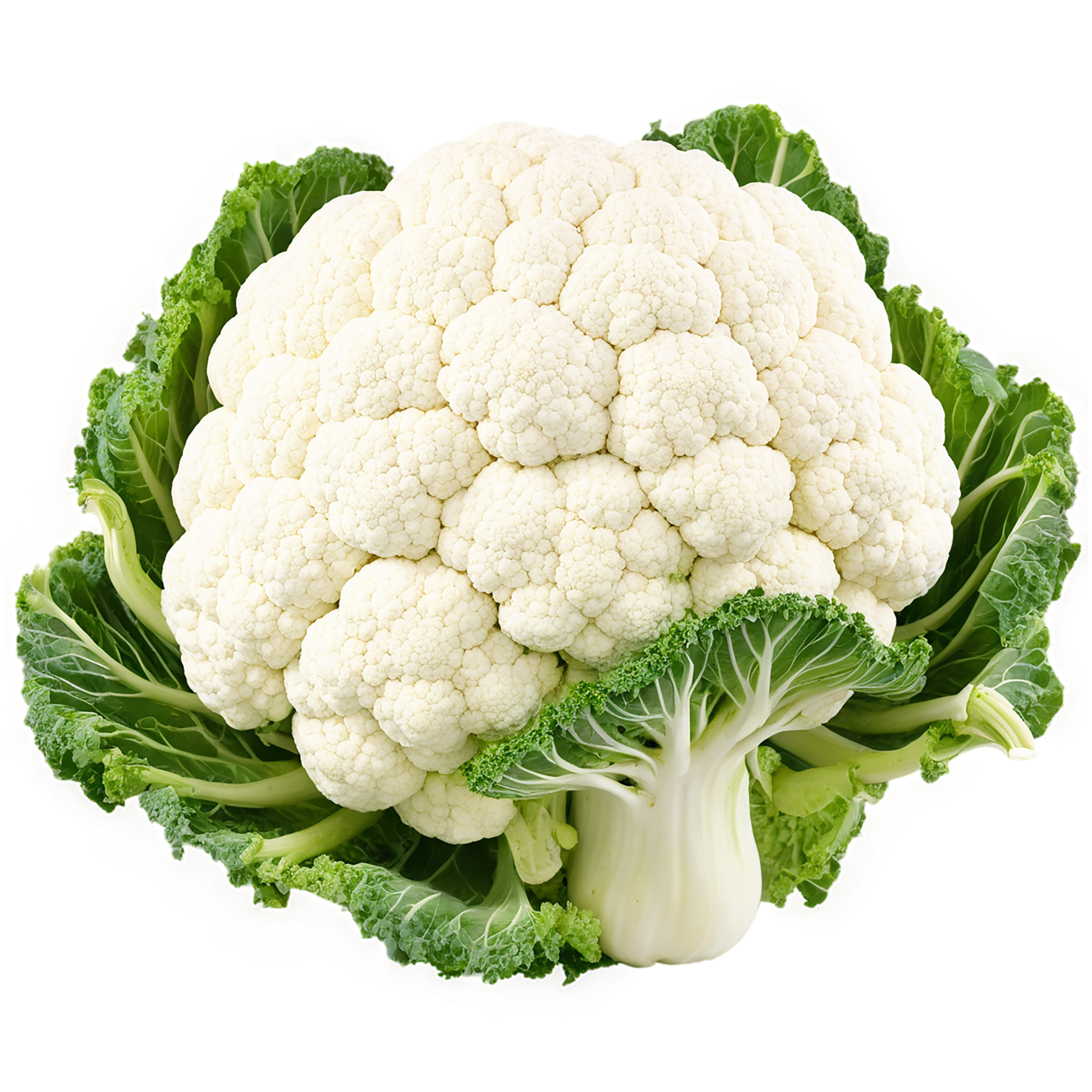 Cauliflower vegetables isolated on transparent background #11053