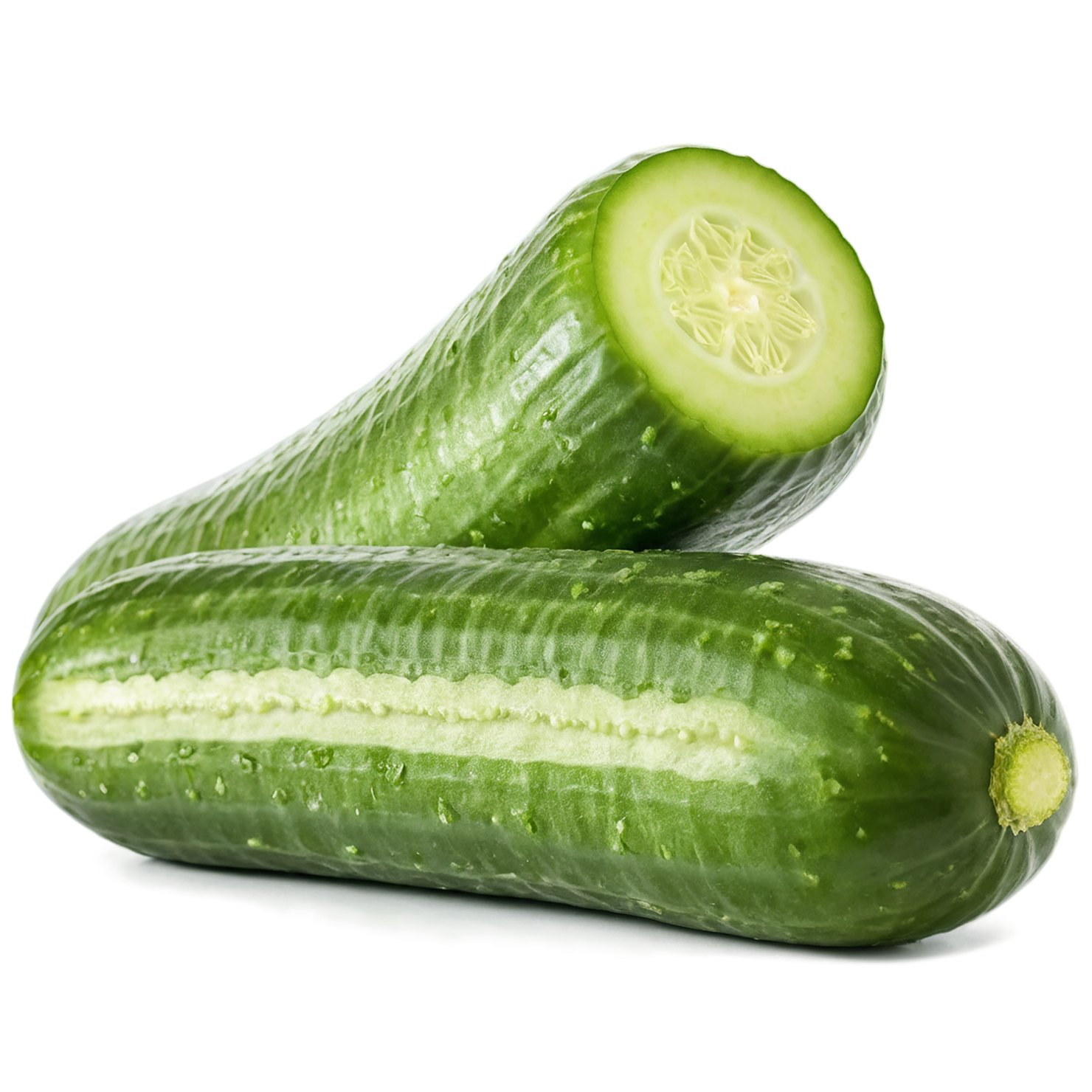 Cucumber vegetables isolated on transparent background #11172