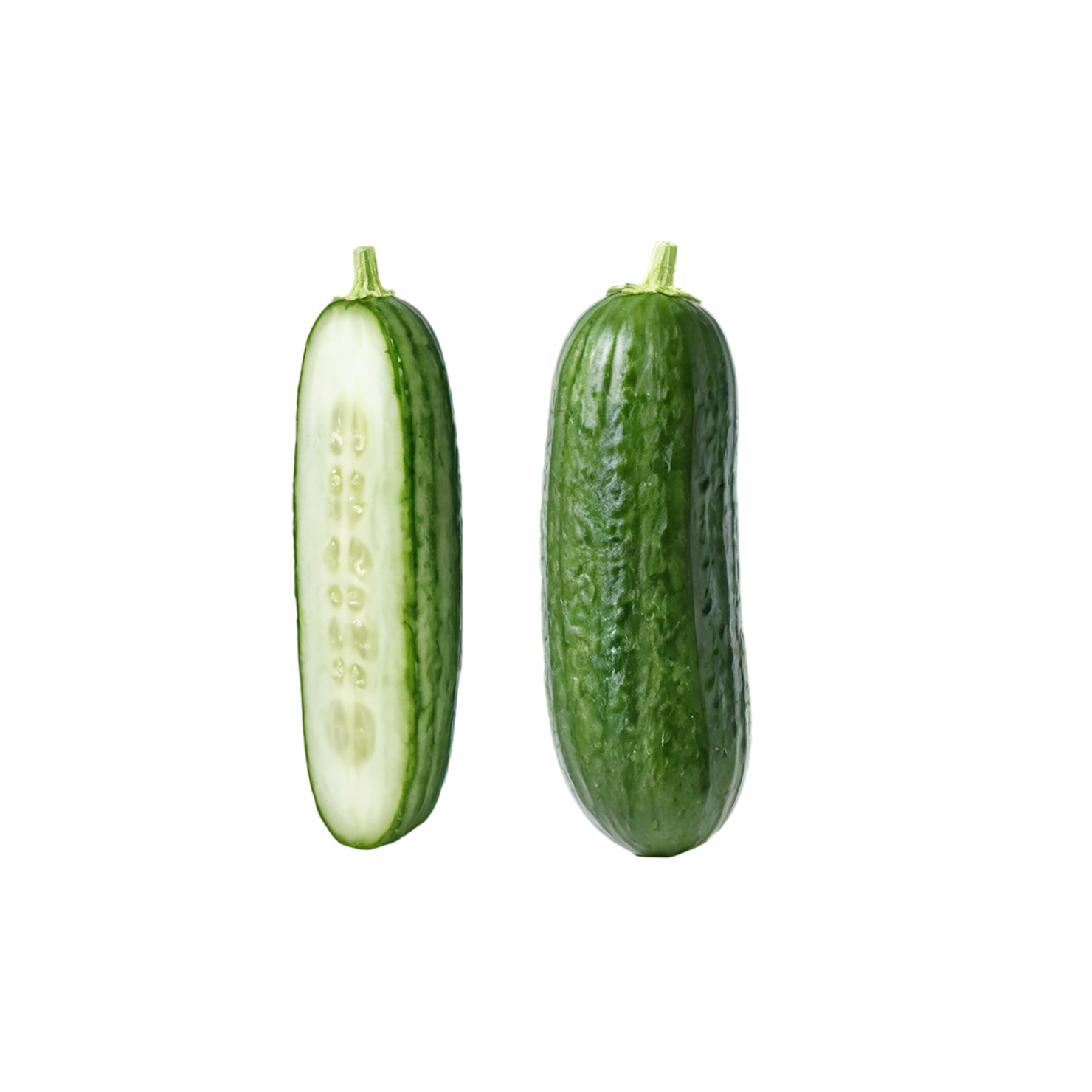 Cucumber vegetables isolated on transparent background #11180