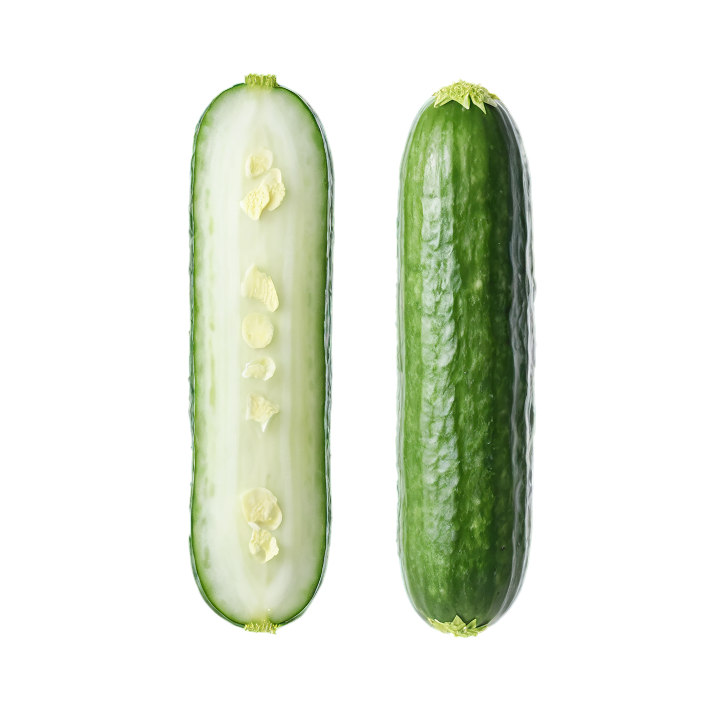 Cucumber vegetables isolated on transparent background #11182