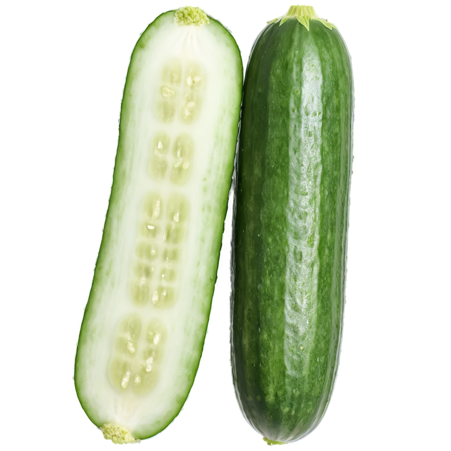 Cucumber vegetables isolated on transparent background #11184