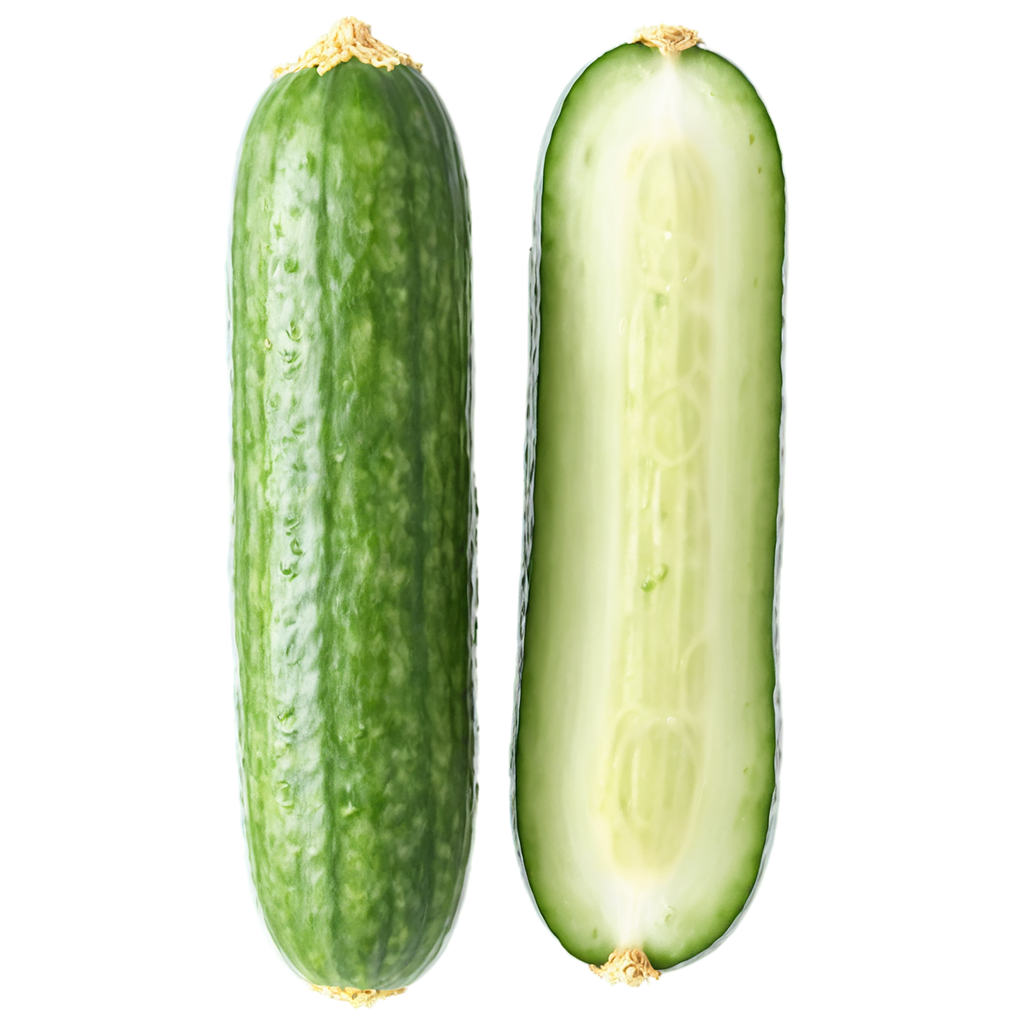 Cucumber vegetables isolated on transparent background #11188