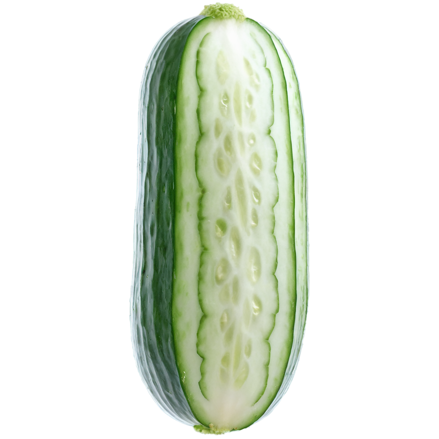 Cucumber vegetables isolated on transparent background #11200