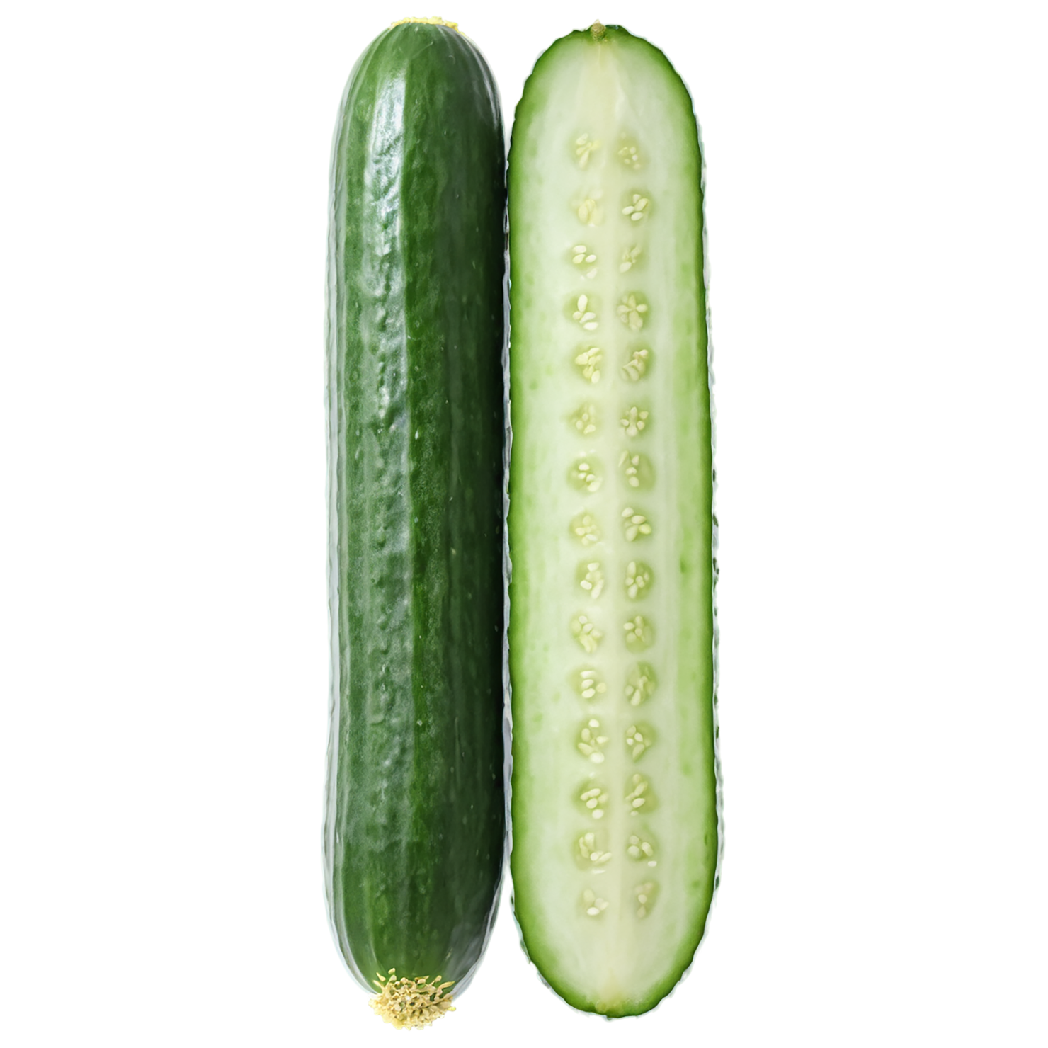 Cucumber vegetables isolated on transparent background #11216