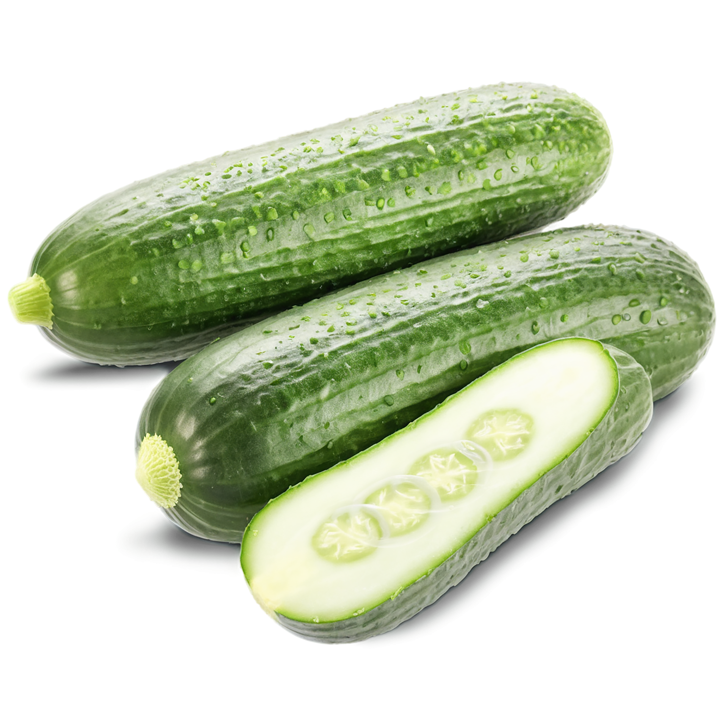 Cucumber vegetables isolated on transparent background #11221