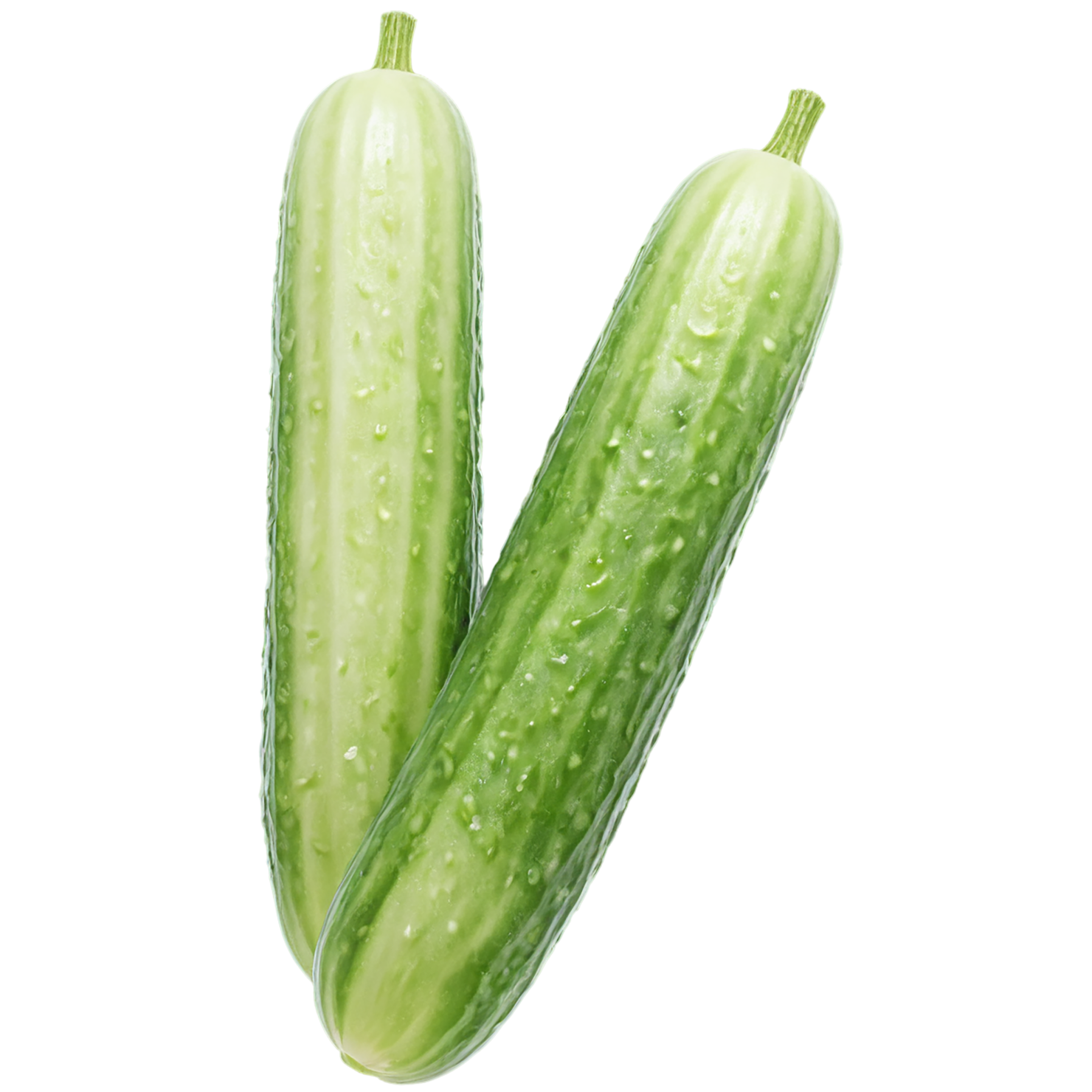 Cucumber vegetables isolated on transparent background #11243