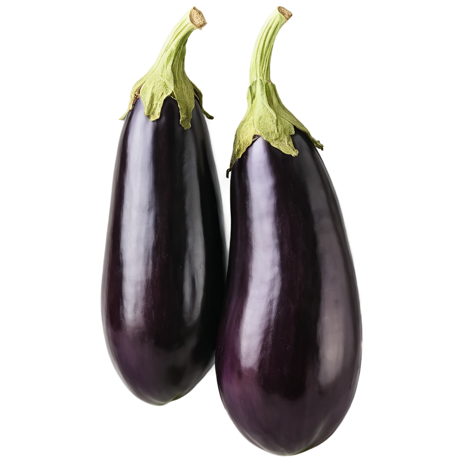 Eggplant vegetables isolated on transparent background #11260