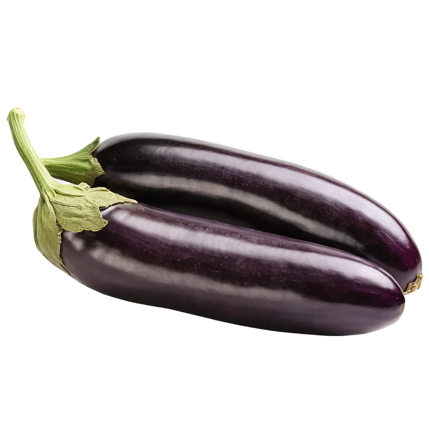 Eggplant vegetables isolated on transparent background #11288