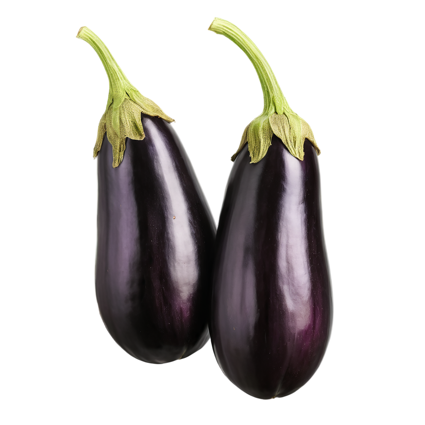 Eggplant vegetables isolated on transparent background #11318