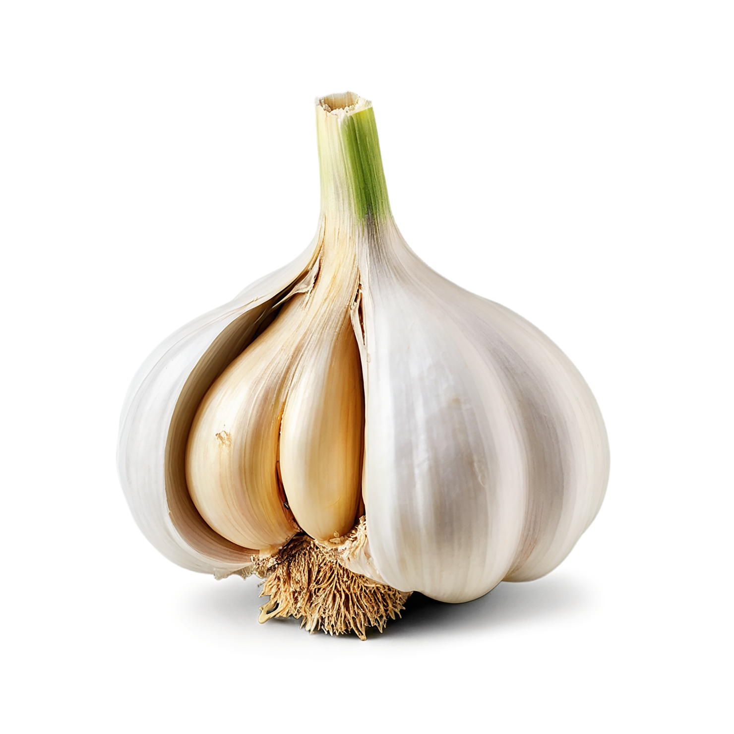 Garlic vegetables isolated on transparent background #11334