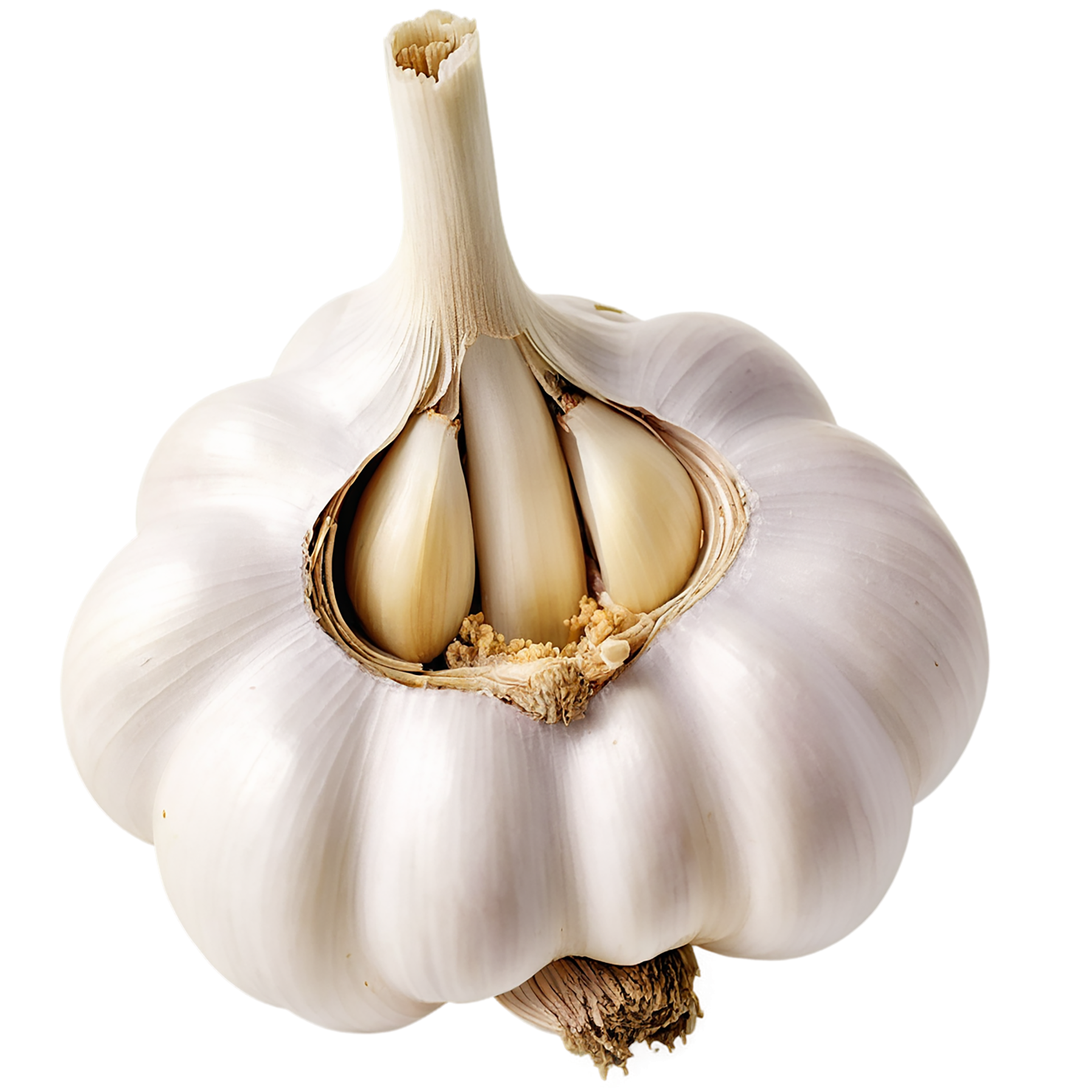 Garlic vegetables isolated on transparent background #11343