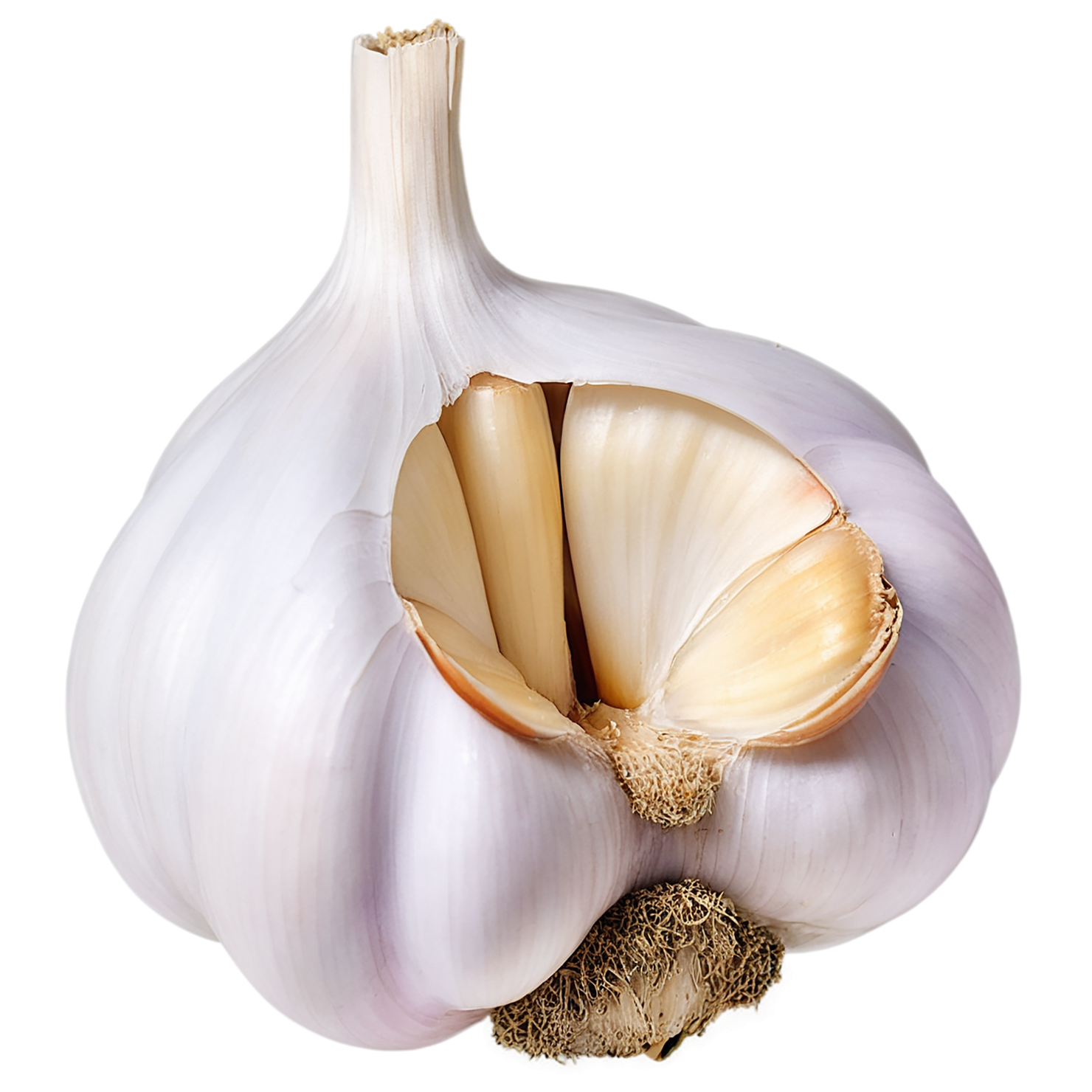 Garlic vegetables isolated on transparent background #11352