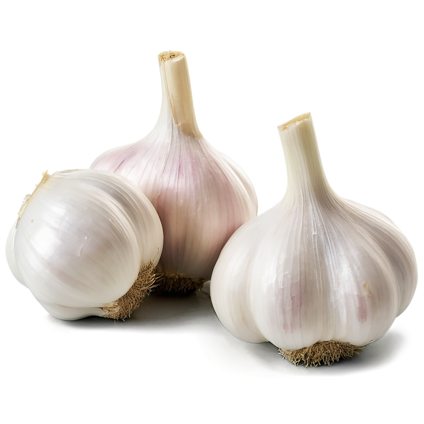 Garlic vegetables isolated on transparent background #11376