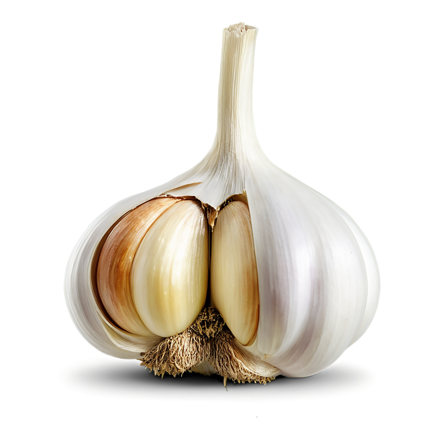 Garlic vegetables isolated on transparent background #11392