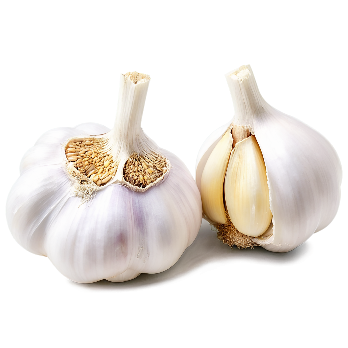 Garlic vegetables isolated on transparent background #11405