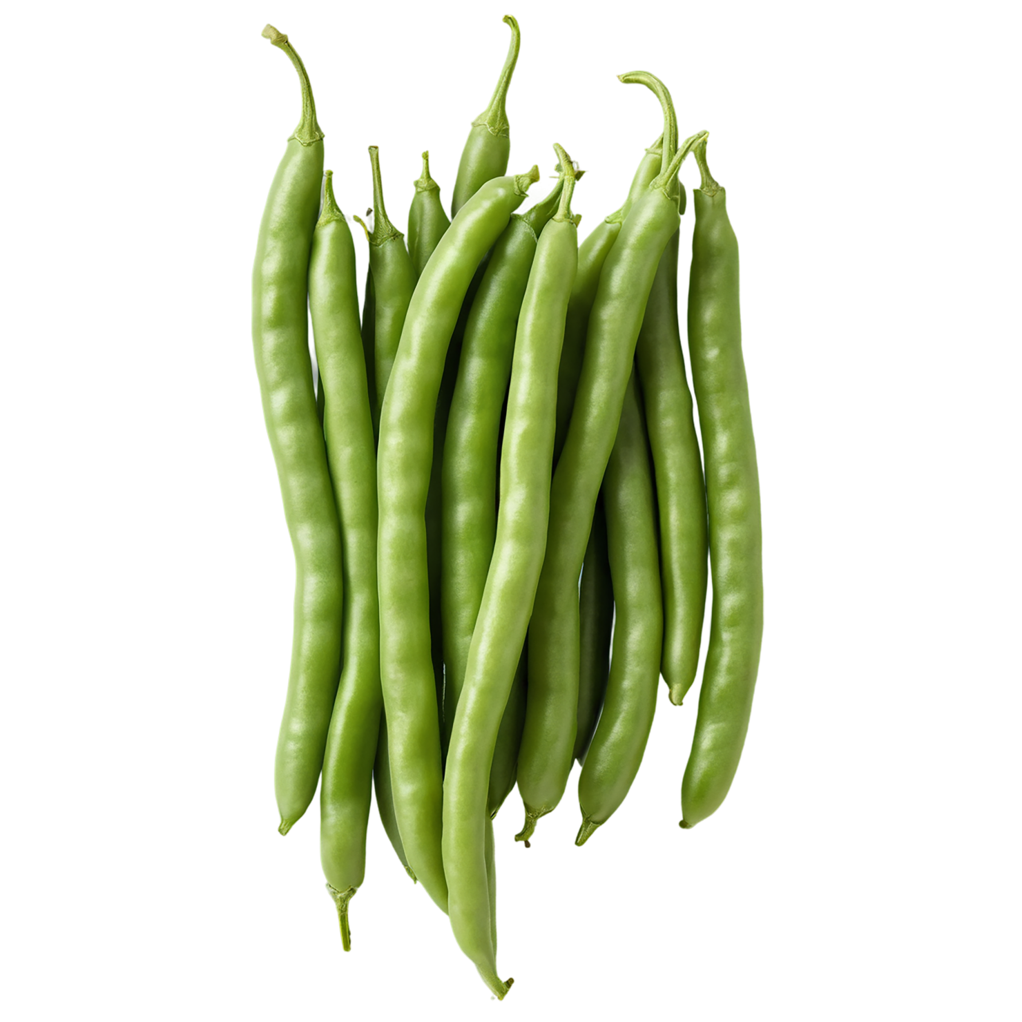 green beans vegetables isolated on transparent background #11432