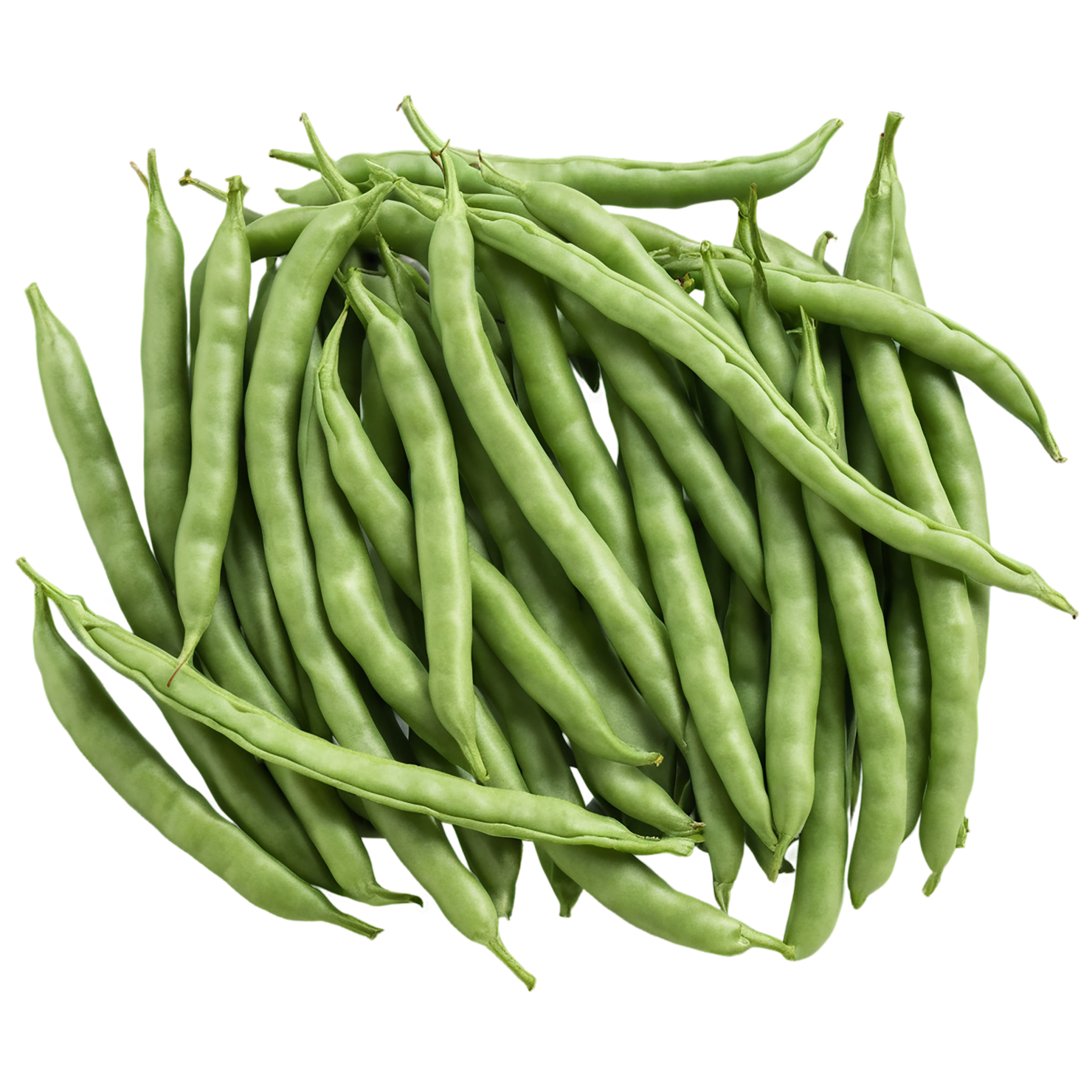 green beans vegetables isolated on transparent background #11441