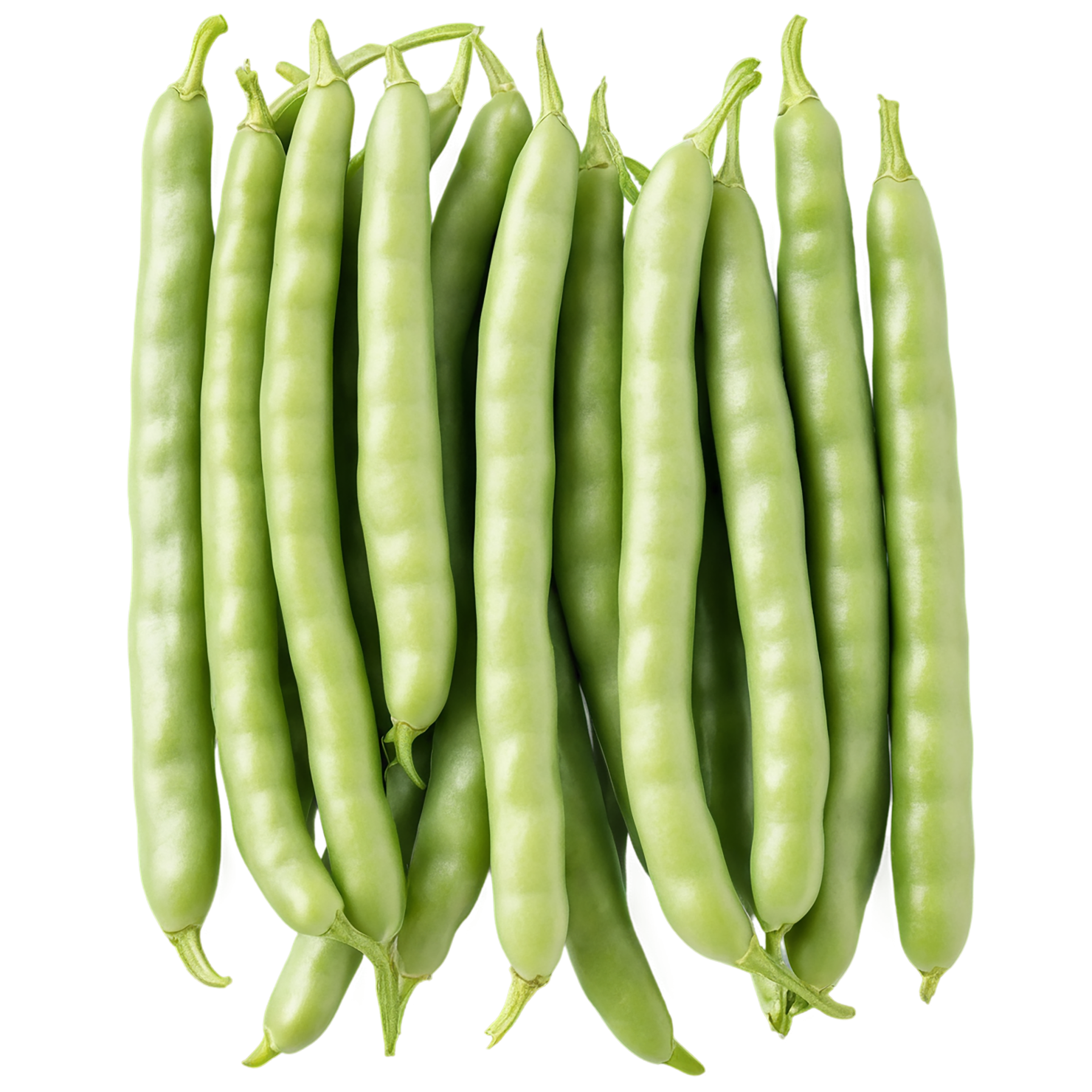 green beans vegetables isolated on transparent background #11484