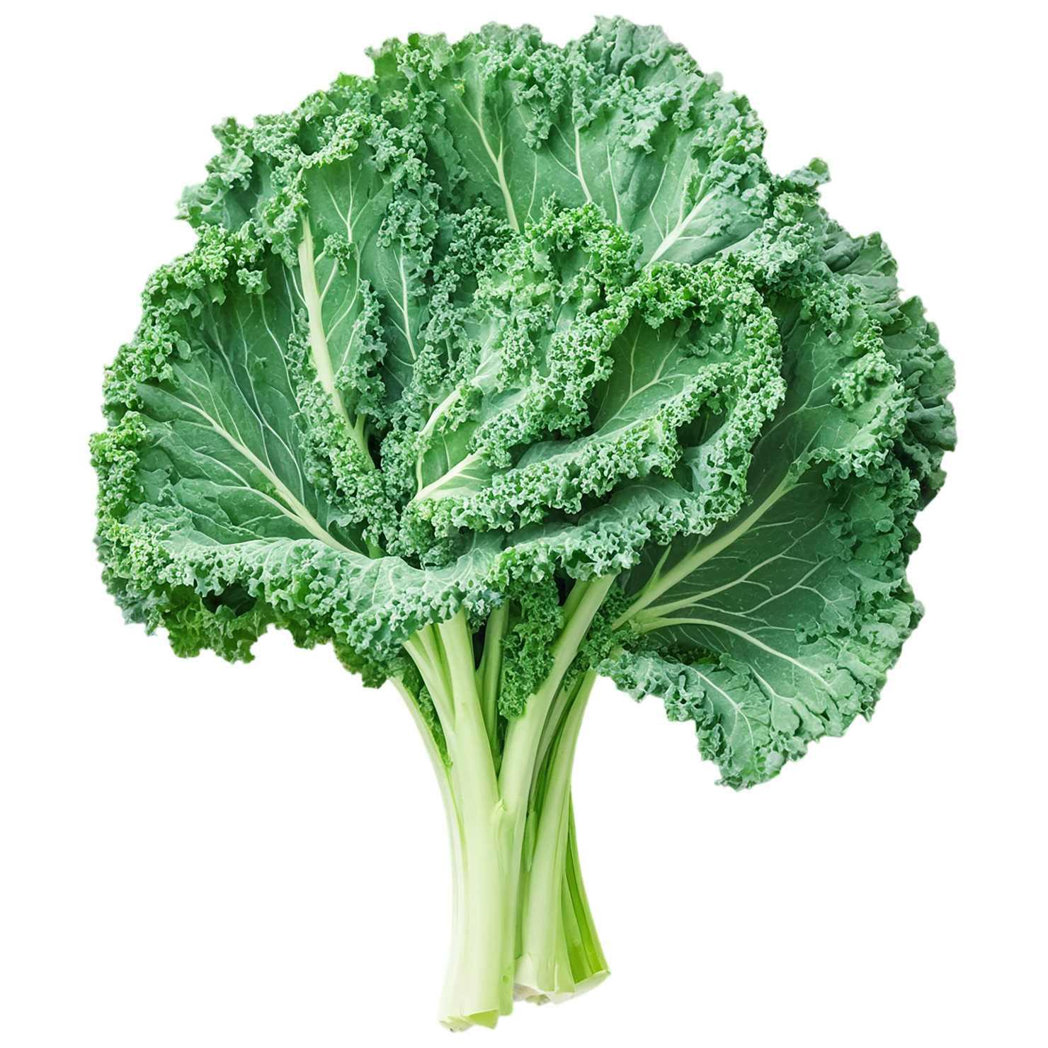 Kale vegetables isolated on transparent background #11518