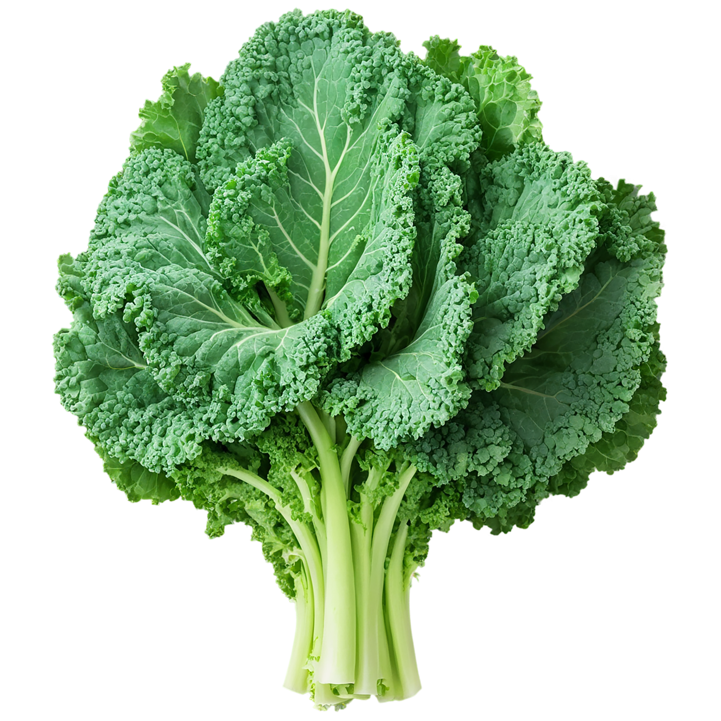 Kale vegetables isolated on transparent background #11526