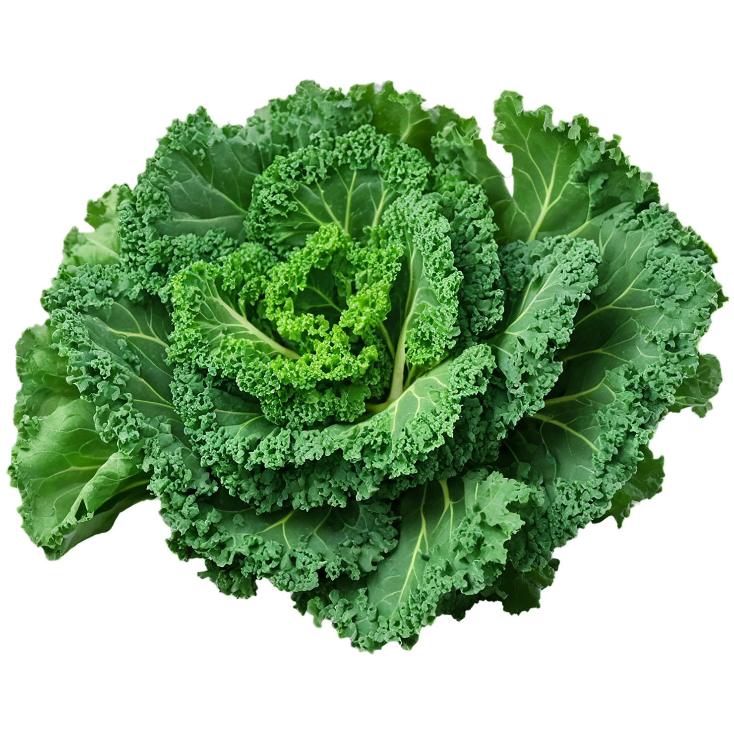Kale vegetables isolated on transparent background #11528